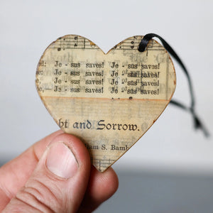 Song & Scripture Heart Ornaments ✨ Dennehey Design Co.
