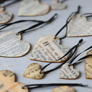 Song & Scripture Heart Ornaments ✨ Dennehey Design Co.