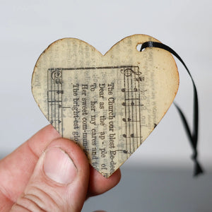 Song & Scripture Heart Ornaments ✨ Dennehey Design Co.