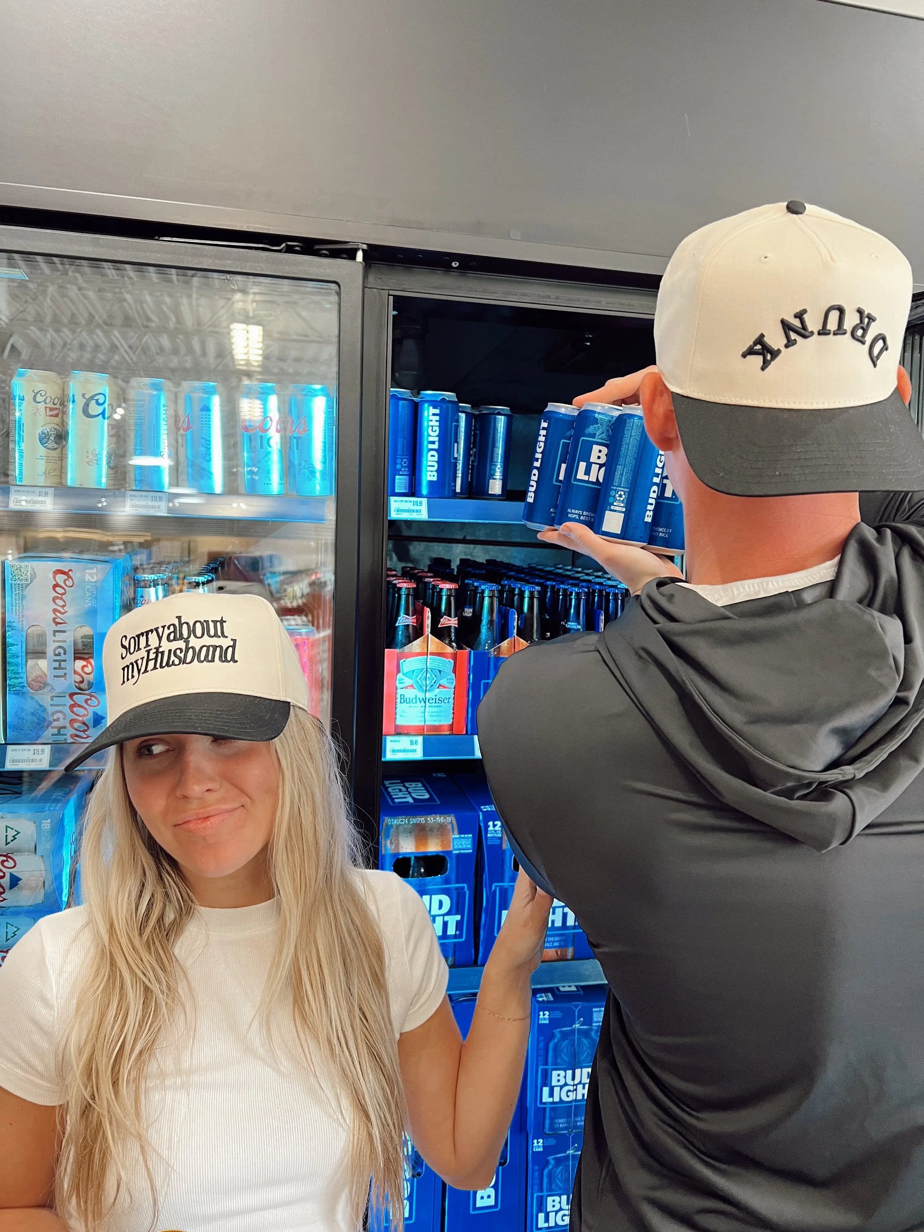 Sorry about my Husband / Wife Vintage Trucker Hat KenzKustomz