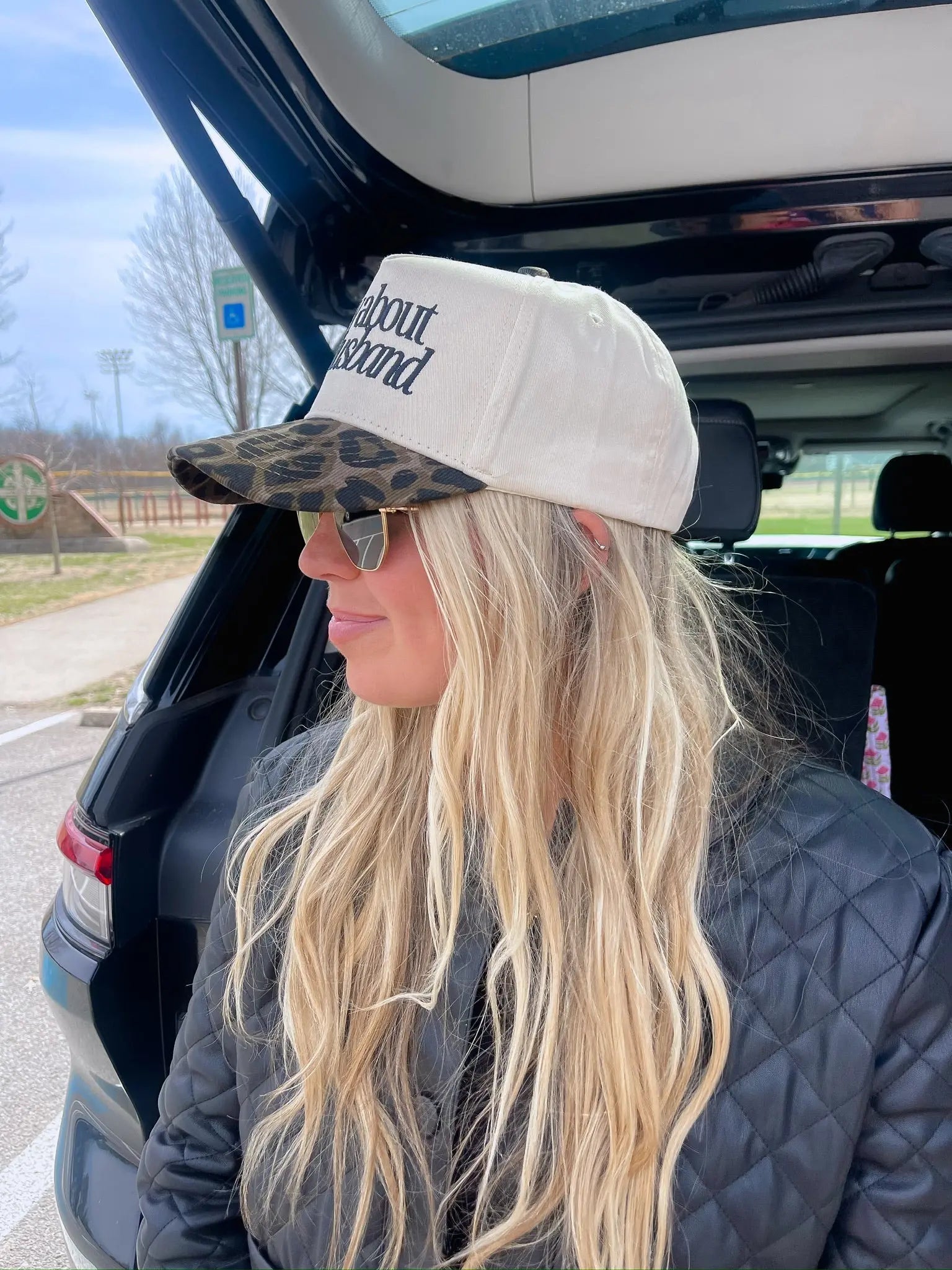 Sorry about my Husband / Wife Vintage Trucker Hat KenzKustomz