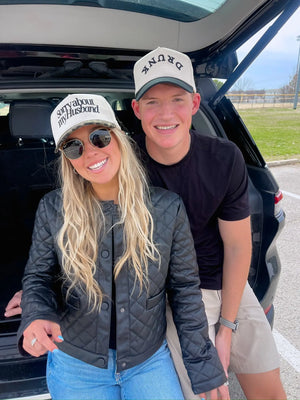 Sorry about my Husband / Wife Vintage Trucker Hat KenzKustomz