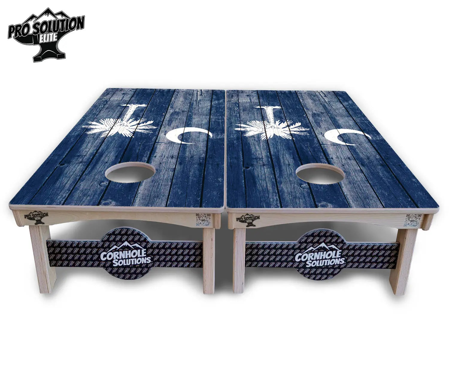 South Carolina Flag Cornhole Boards - Pro Solution Elite Series Cornhole Solutions