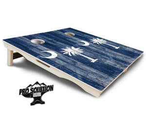 South Carolina Flag Cornhole Boards - Pro Solution Elite Series Cornhole Solutions