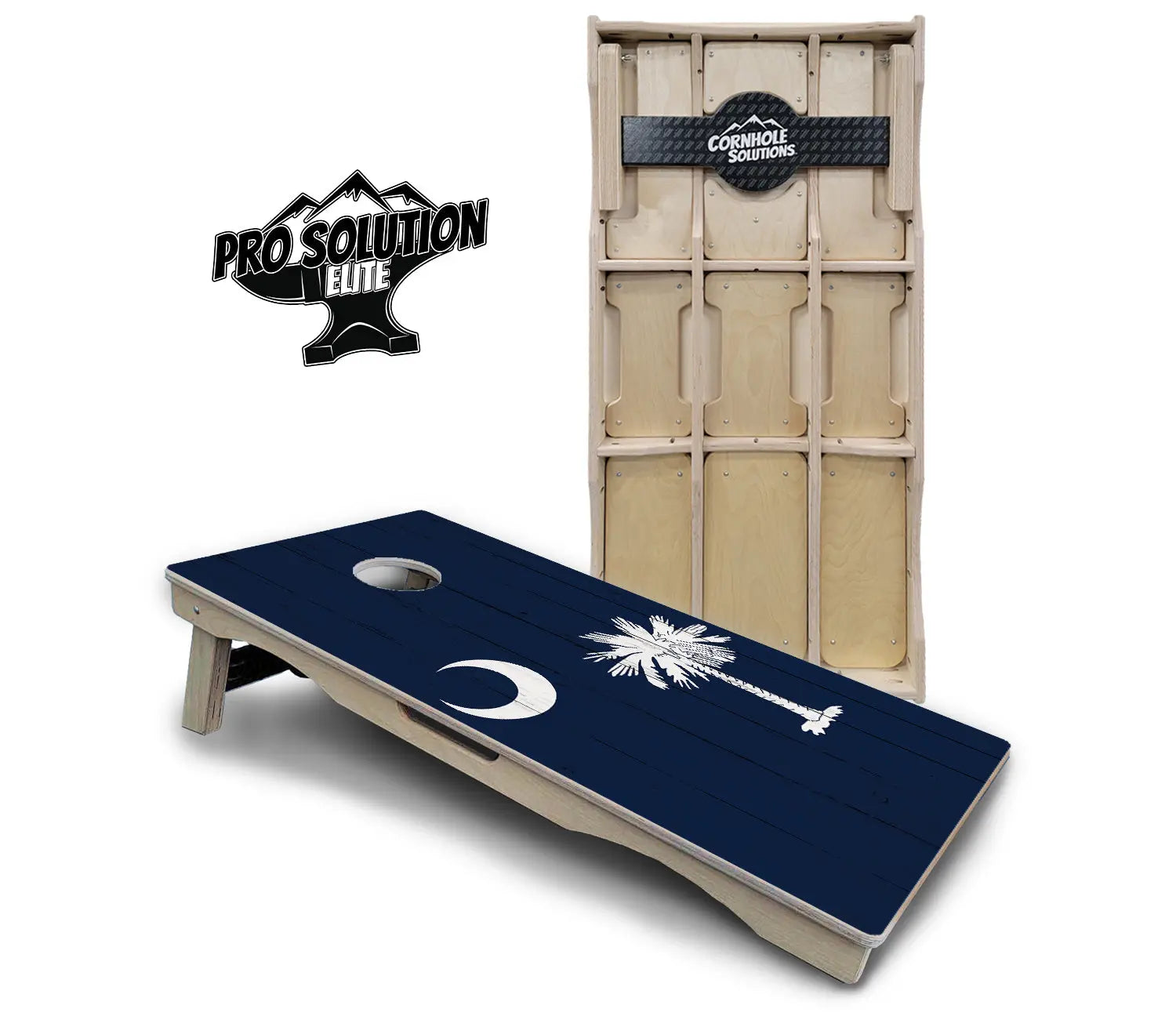 South Carolina Flag Cornhole Boards - Pro Solution Elite Series Cornhole Solutions