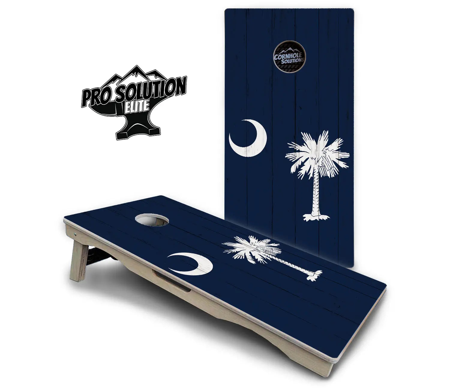 South Carolina Flag Cornhole Boards - Pro Solution Elite Series Cornhole Solutions