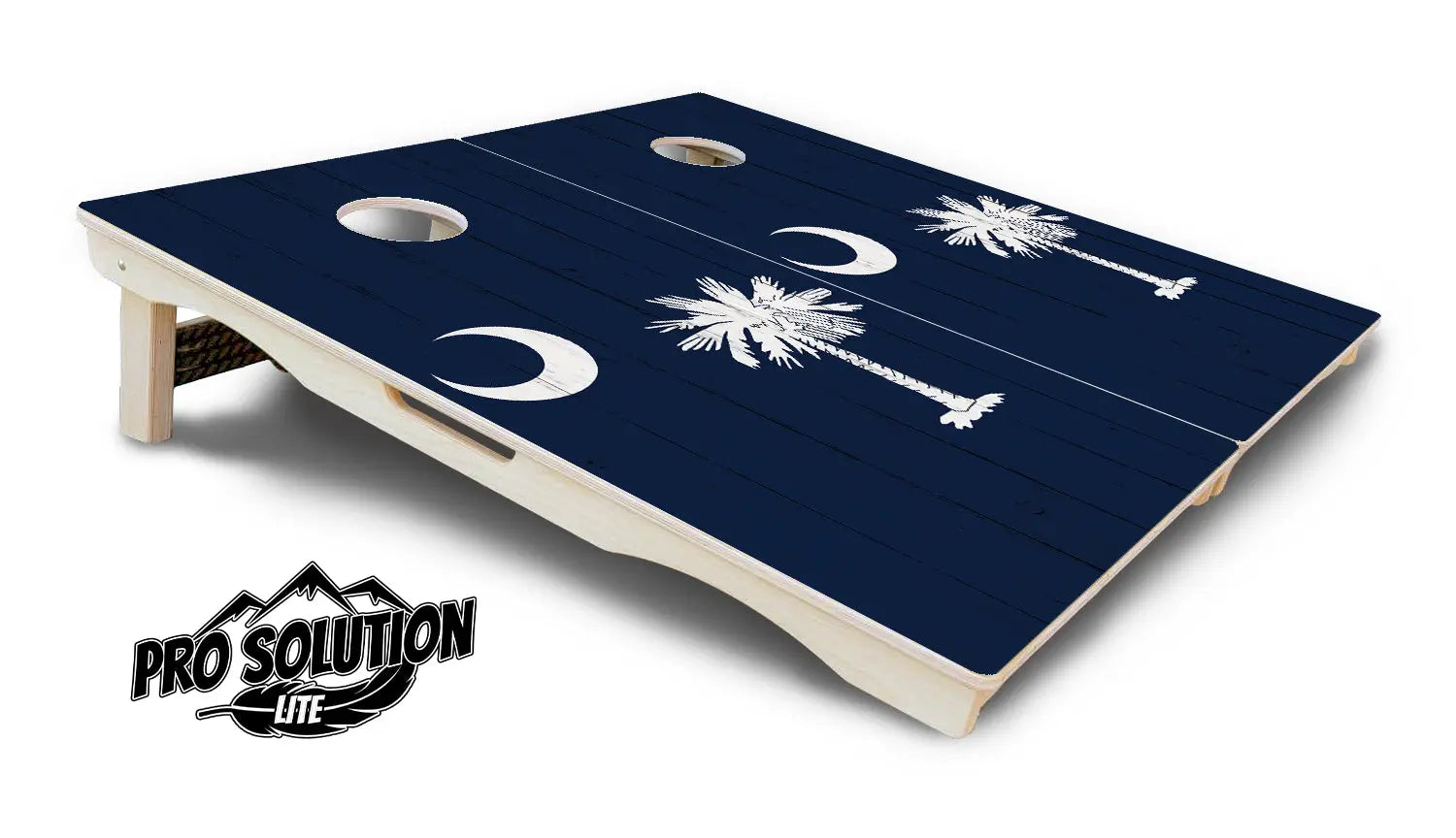 South Carolina Flag Cornhole Boards - Pro Solution Lite Series Cornhole Solutions