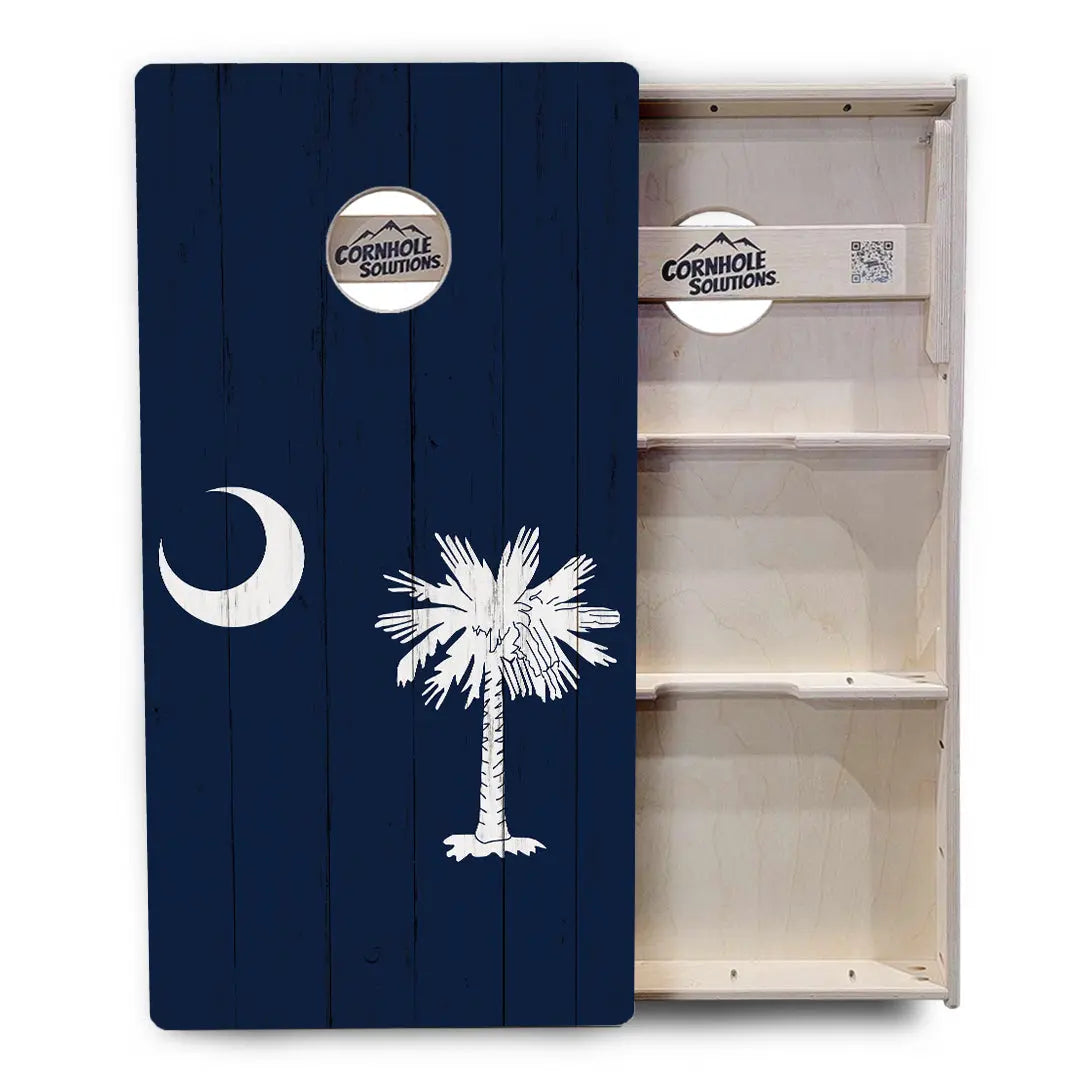 South Carolina Flag Cornhole Boards - Professional Tournament Series Cornhole Solutions