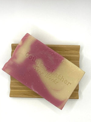 Southern Soul handmade soap bar on wood surface