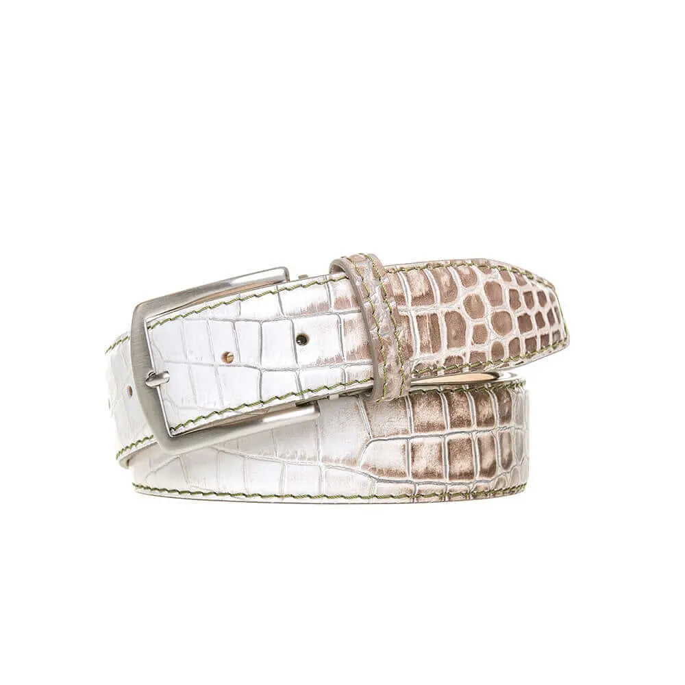 Roger Ximenez vintage natural custom leather belt with bespoke sizing