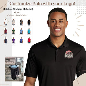 Sport Tech Logo Embroidered Polo EverLee Creations