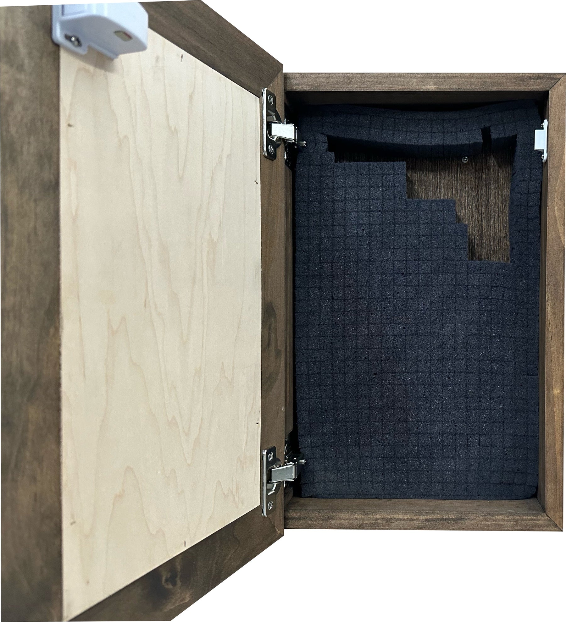 American Flag Hidden Gun Storage Cabinet - Stand For The Flag, Kneel For The Cross Concealed Gun Storage by Bellewood Designs, gun safes detail photo 13