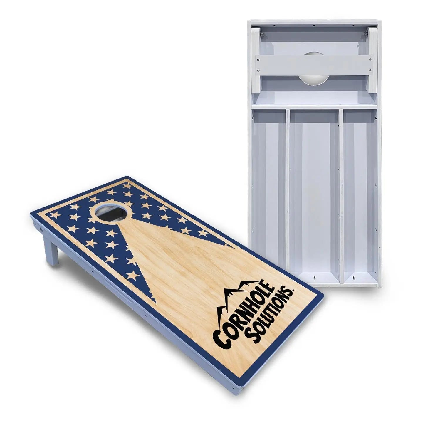 Stars & Stripes CS Logo Cornhole Boards - All Weather Series