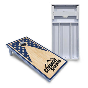 Stars & Stripes CS Logo Cornhole Boards - All Weather Series