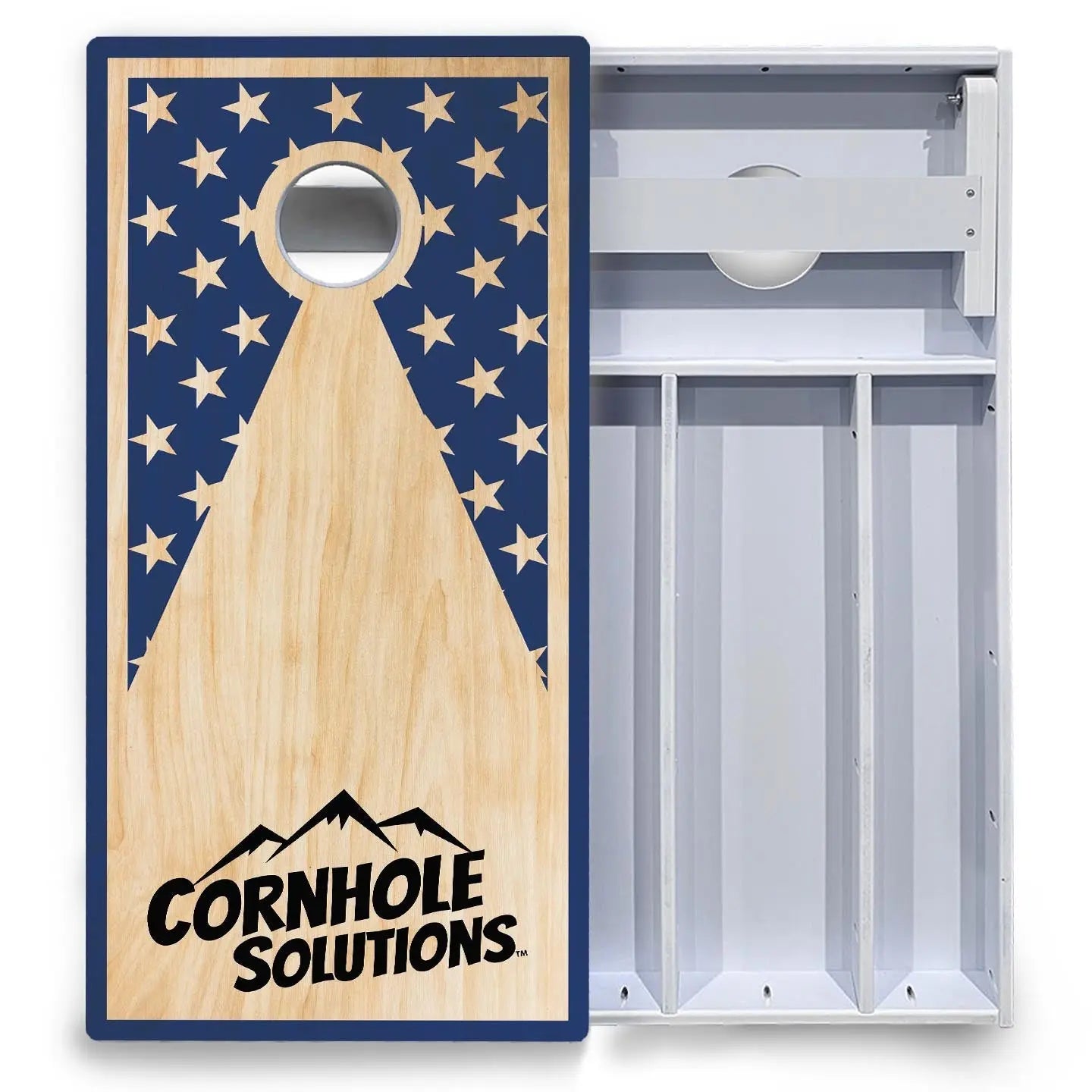 Stars & Stripes CS Logo Cornhole Boards - All Weather Series