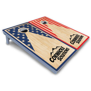 Stars & Stripes CS Logo Cornhole Boards - All Weather Series
