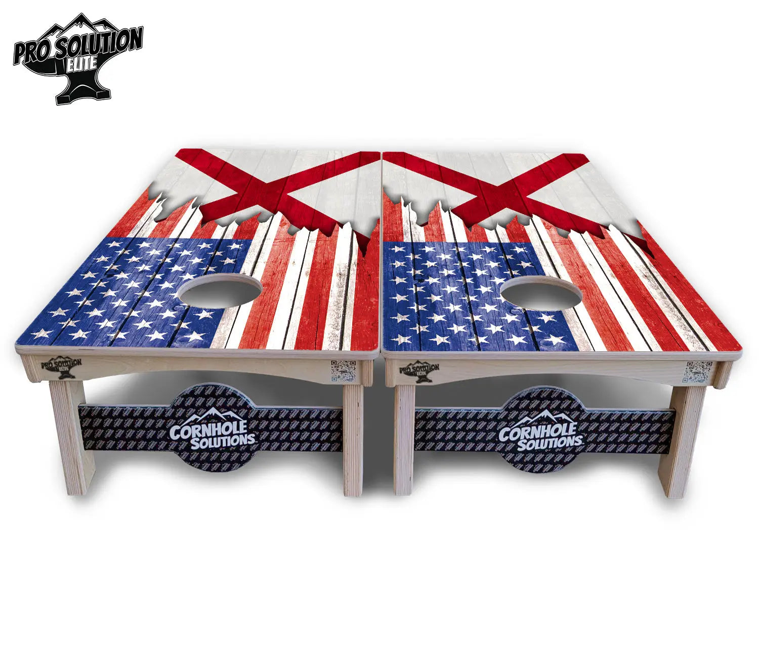 State Flag Designs Alabama to Georgia Cornhole Boards - Pro Solution Elite Series Cornhole Solutions