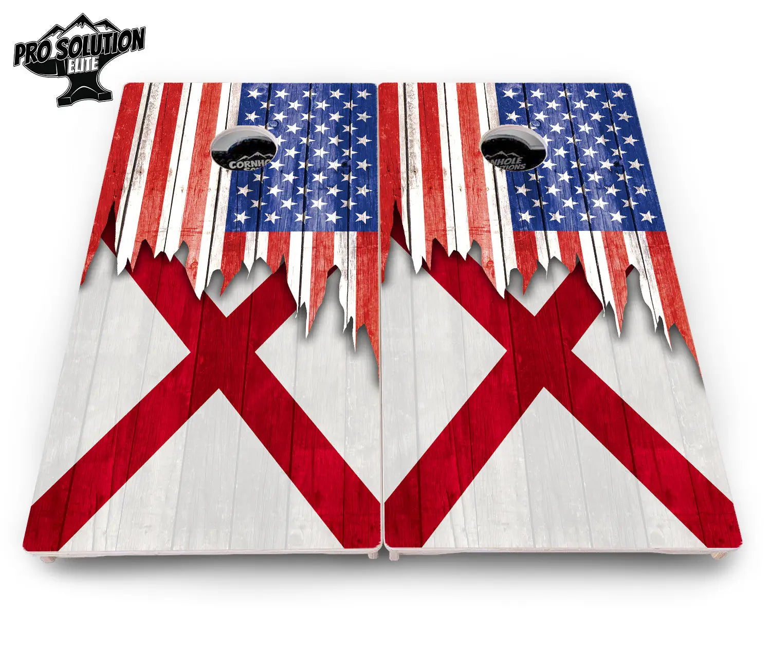 State Flag Designs Alabama to Georgia Cornhole Boards - Pro Solution Elite Series Cornhole Solutions