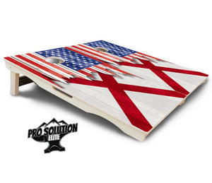 State Flag Designs Alabama to Georgia Cornhole Boards - Pro Solution Elite Series Cornhole Solutions