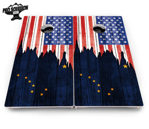 State Flag Designs Alabama to Georgia Cornhole Boards - Pro Solution Elite Series Cornhole Solutions