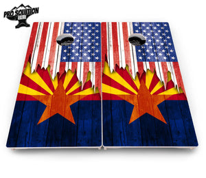 State Flag Designs Alabama to Georgia Cornhole Boards - Pro Solution Elite Series Cornhole Solutions