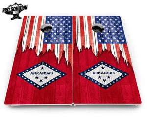 State Flag Designs Alabama to Georgia Cornhole Boards - Pro Solution Elite Series Cornhole Solutions