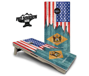 State Flag Designs Alabama to Georgia Cornhole Boards - Pro Solution Elite Series Cornhole Solutions