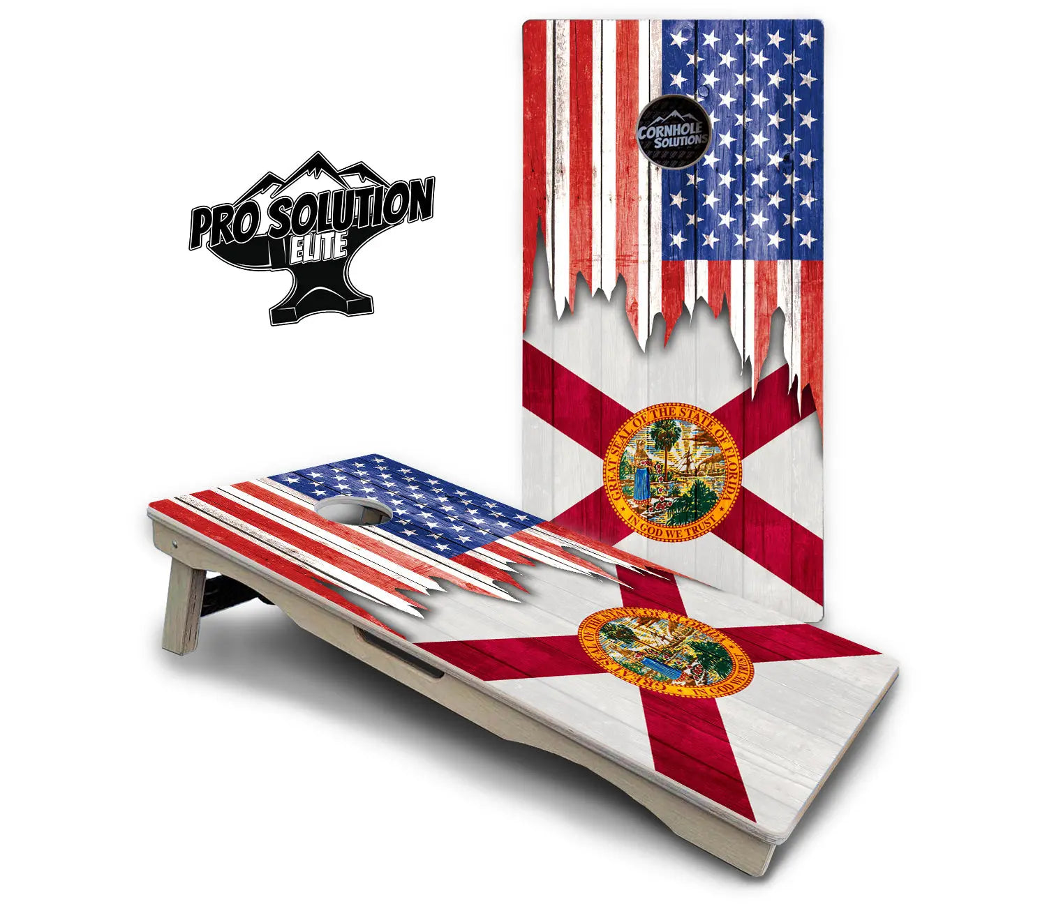 State Flag Designs Alabama to Georgia Cornhole Boards - Pro Solution Elite Series Cornhole Solutions