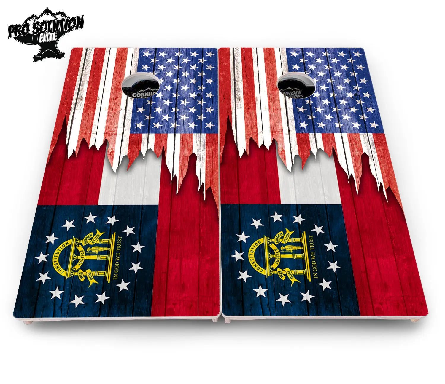 State Flag Designs Alabama to Georgia Cornhole Boards - Pro Solution Elite Series Cornhole Solutions