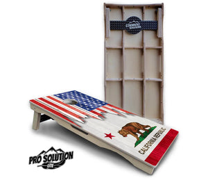 State Flag Designs Alabama to Georgia Cornhole Boards - Pro Solution Lite Series Cornhole Solutions