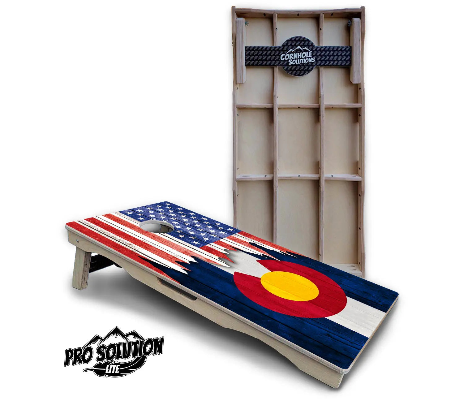 State Flag Designs Alabama to Georgia Cornhole Boards - Pro Solution Lite Series Cornhole Solutions