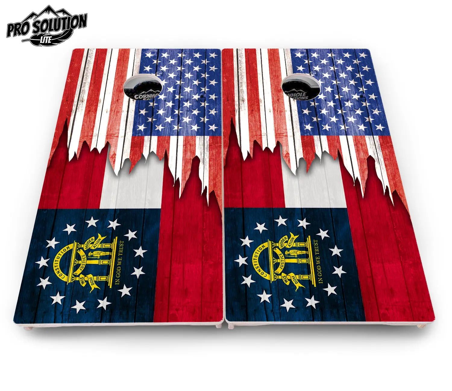 State Flag Designs Alabama to Georgia Cornhole Boards - Pro Solution Lite Series Cornhole Solutions