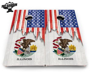 State Flag Designs Hawaii to Maryland Cornhole Boards - Pro Solution Elite Series Cornhole Solutions