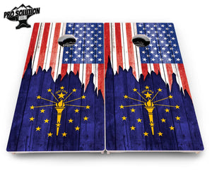 State Flag Designs Hawaii to Maryland Cornhole Boards - Pro Solution Elite Series Cornhole Solutions
