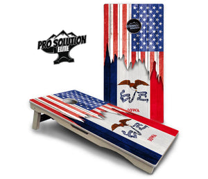 State Flag Designs Hawaii to Maryland Cornhole Boards - Pro Solution Elite Series Cornhole Solutions