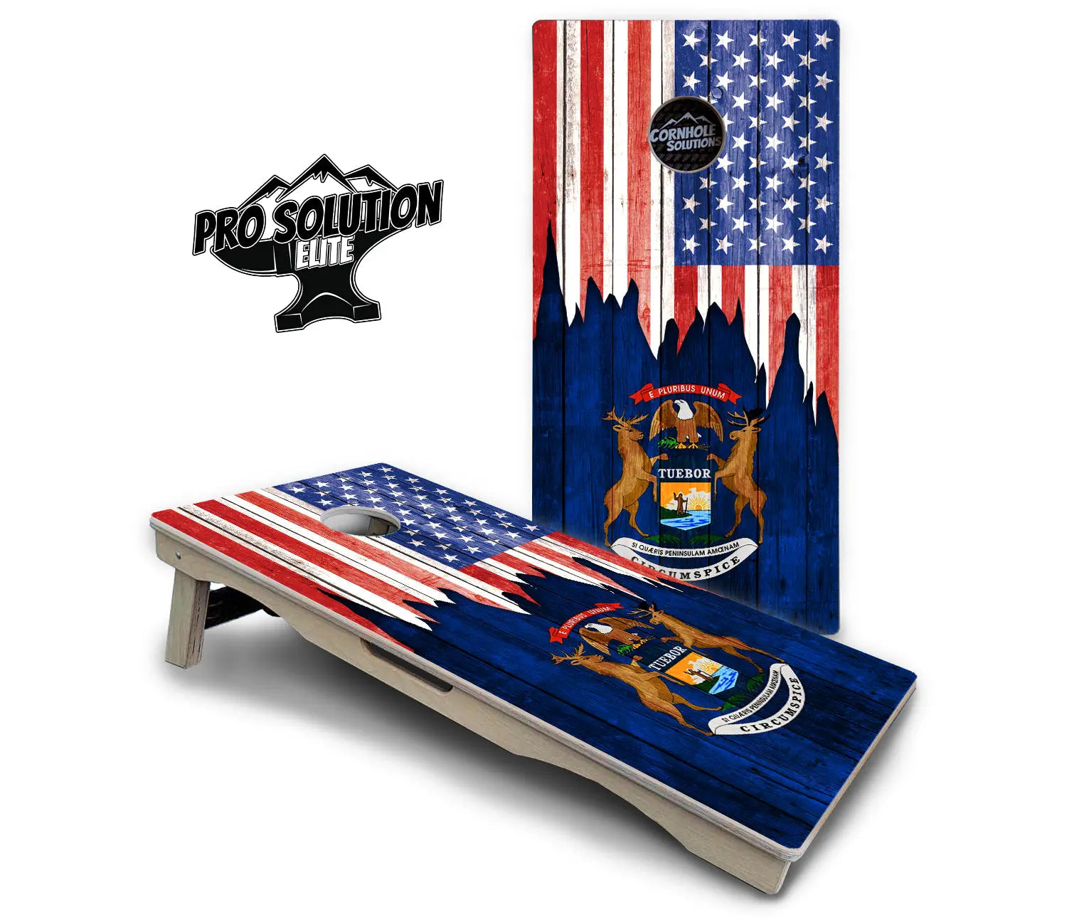 State Flag Designs Massachusetts to New Jersey Cornhole Boards - Pro Solution Elite Series Cornhole Solutions