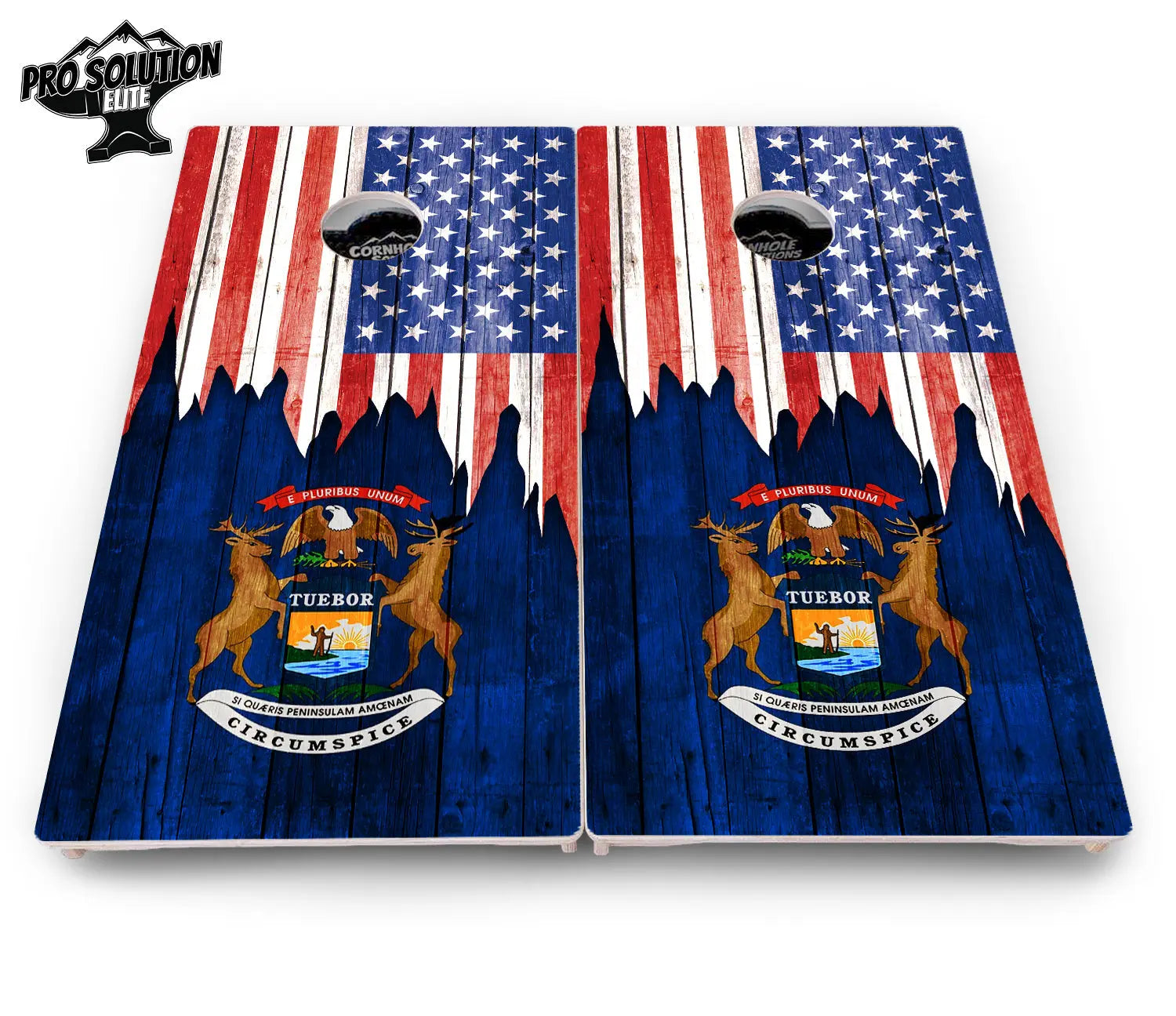 State Flag Designs Massachusetts to New Jersey Cornhole Boards - Pro Solution Elite Series Cornhole Solutions