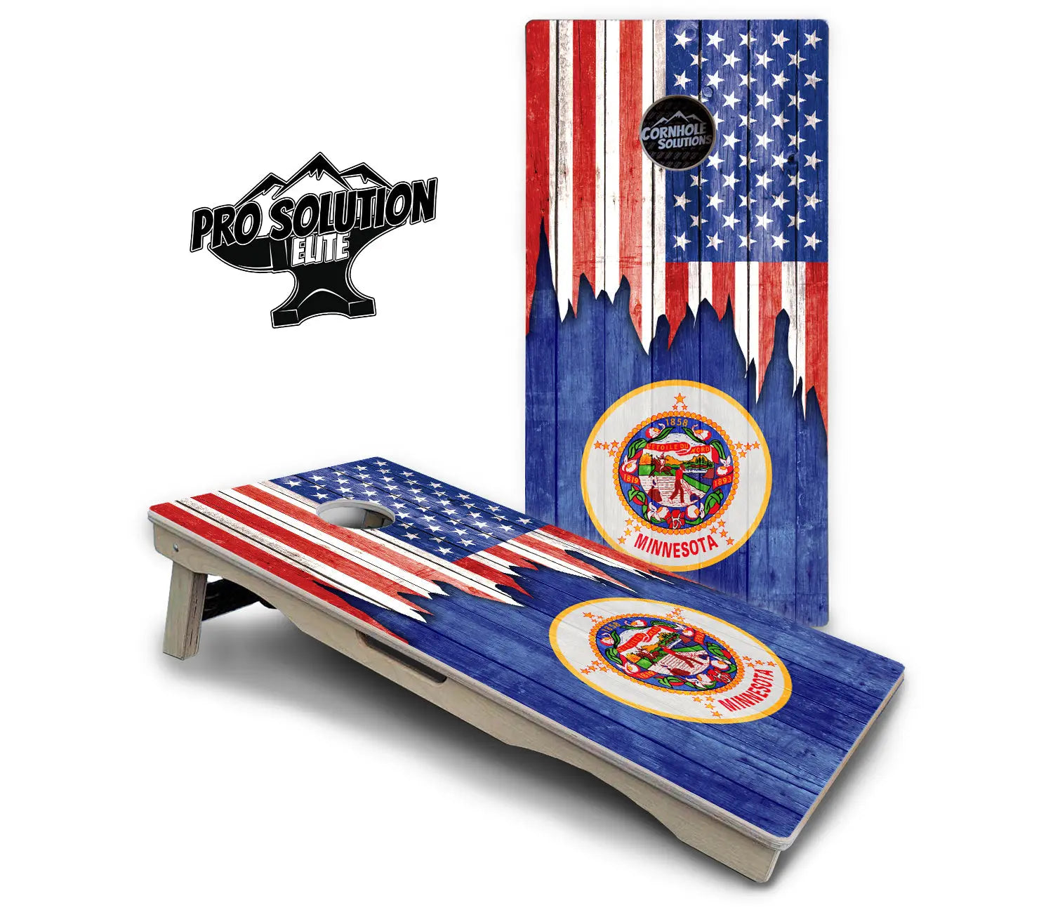 State Flag Designs Massachusetts to New Jersey Cornhole Boards - Pro Solution Elite Series Cornhole Solutions