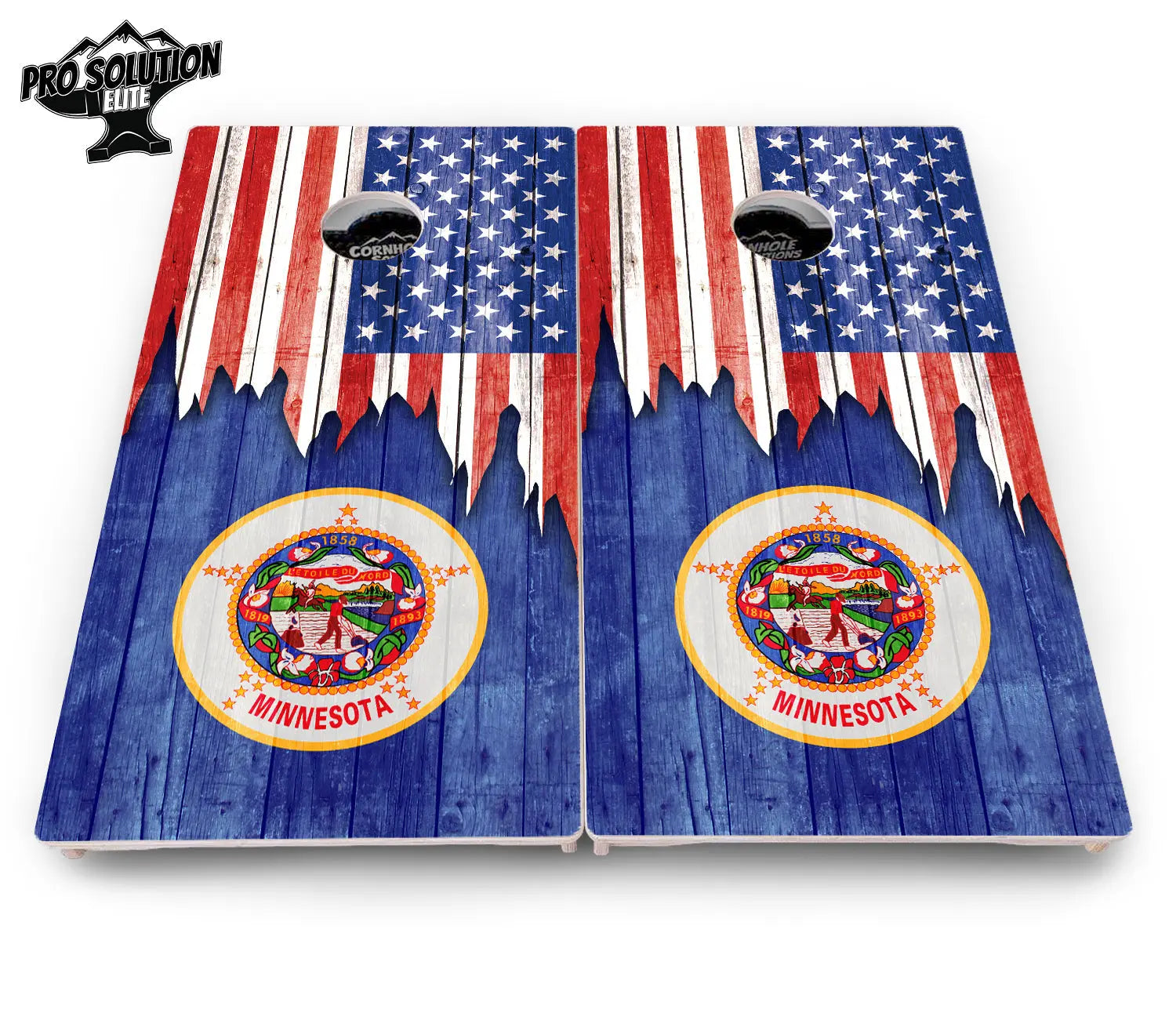 State Flag Designs Massachusetts to New Jersey Cornhole Boards - Pro Solution Elite Series Cornhole Solutions