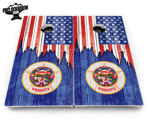 State Flag Designs Massachusetts to New Jersey Cornhole Boards - Pro Solution Elite Series Cornhole Solutions