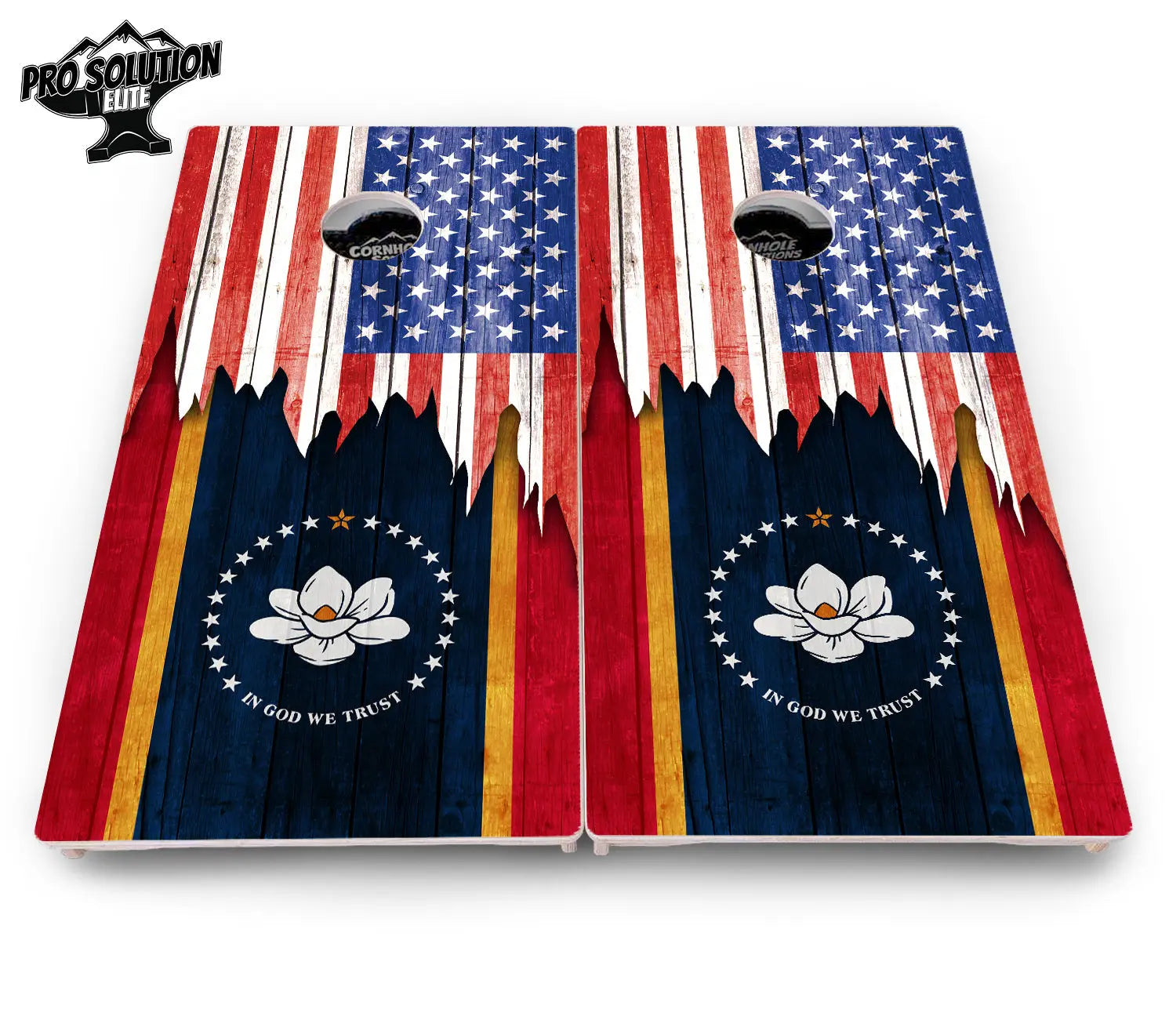 State Flag Designs Massachusetts to New Jersey Cornhole Boards - Pro Solution Elite Series Cornhole Solutions