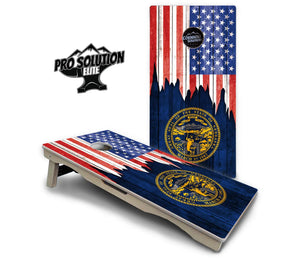 State Flag Designs Massachusetts to New Jersey Cornhole Boards - Pro Solution Elite Series Cornhole Solutions