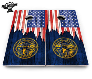 State Flag Designs Massachusetts to New Jersey Cornhole Boards - Pro Solution Elite Series Cornhole Solutions