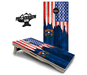 State Flag Designs Massachusetts to New Jersey Cornhole Boards - Pro Solution Elite Series Cornhole Solutions