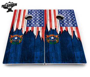 State Flag Designs Massachusetts to New Jersey Cornhole Boards - Pro Solution Elite Series Cornhole Solutions
