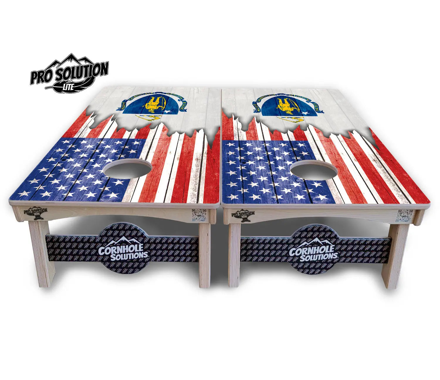 State Flag Designs Massachusetts to New Jersey Cornhole Boards - Pro Solution Lite Series Cornhole Solutions