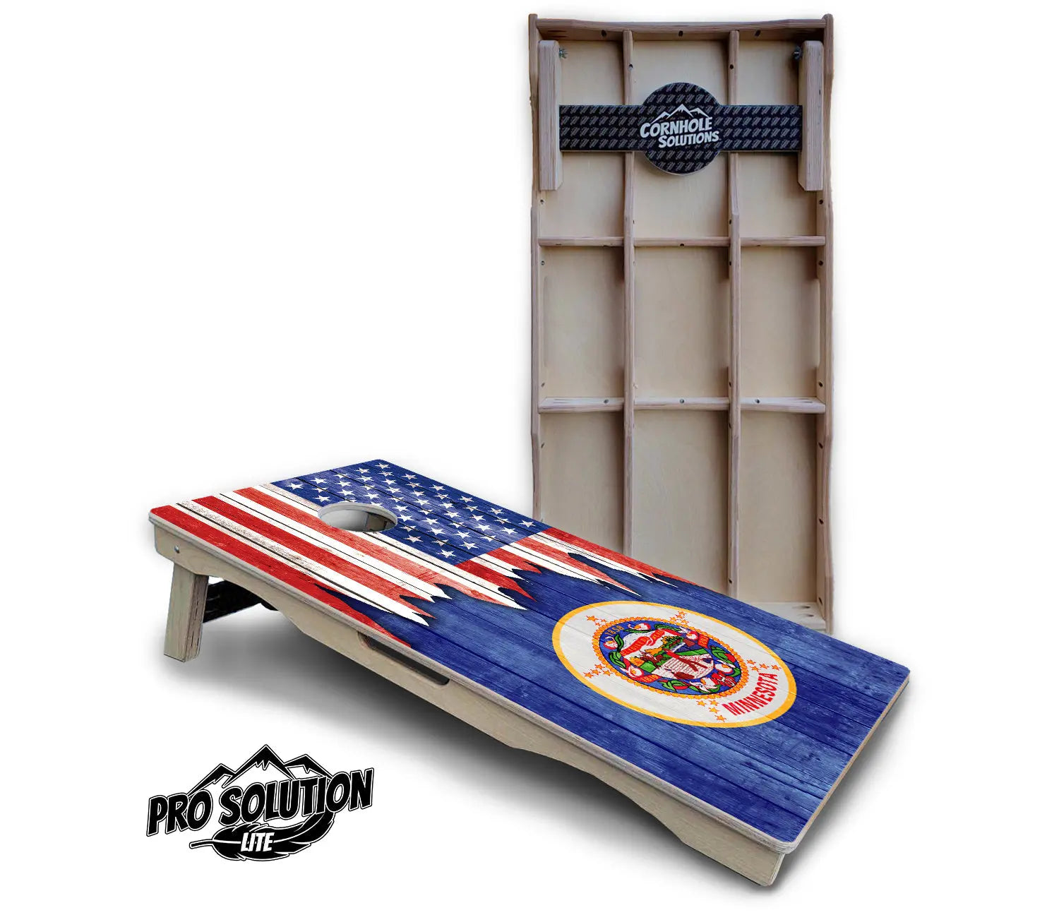 State Flag Designs Massachusetts to New Jersey Cornhole Boards - Pro Solution Lite Series Cornhole Solutions