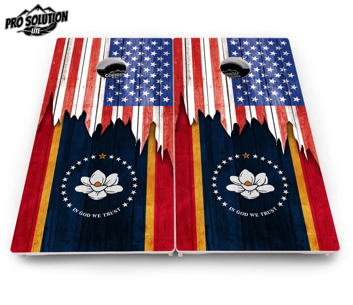 State Flag Designs Massachusetts to New Jersey Cornhole Boards - Pro Solution Lite Series Cornhole Solutions