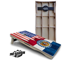 State Flag Designs Massachusetts to New Jersey Cornhole Boards - Pro Solution Lite Series Cornhole Solutions