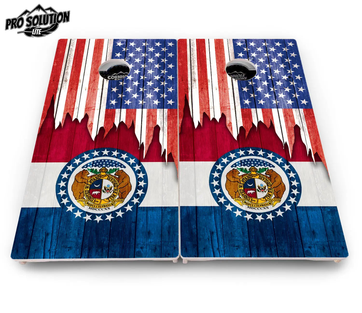 State Flag Designs Massachusetts to New Jersey Cornhole Boards - Pro Solution Lite Series Cornhole Solutions
